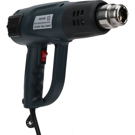 Tragbares Heißluftgebläse mit elektronischer Temperaturregelung, 2000 W, Modell GJ-8020REU, Stecker 220 V (1/5)