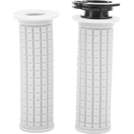 Poignées de guidon en silicone de 22 mm pour scooters GY6 50cc, 80cc, 125cc et 150cc, compatibles avec les guidons gauche et droit, blanches (RNWHBYV). (1/4)
