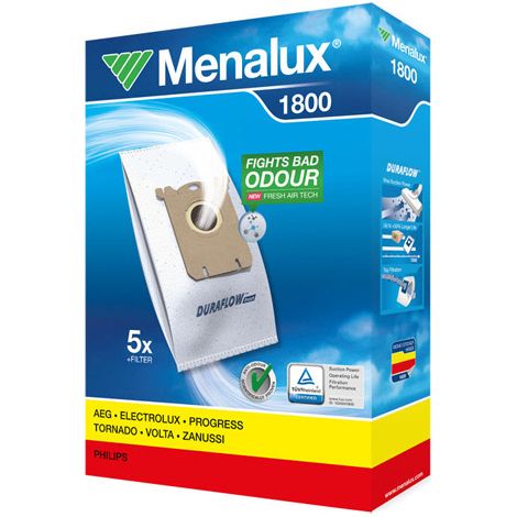 SACHET DE SACS ELECTROLUX CLARIO POUR PETIT ELECTROMENAGER MENALUX - T177 (1/3)