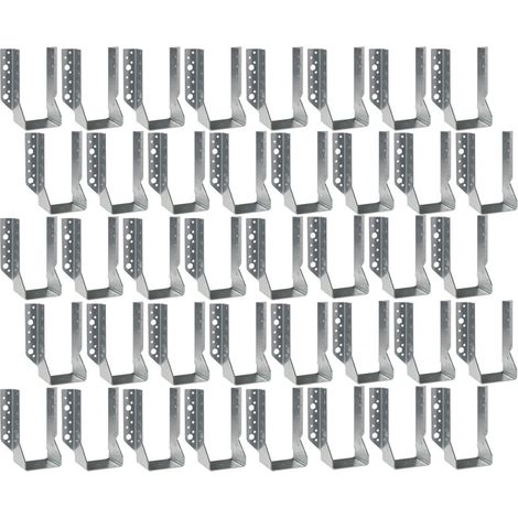 Simpson Strong Tie – Lot de 40 sabots de charpente à ailes extérieures 76mm – Pour bois massif et composite – Installation rapide – Renforcement d'assemblages
