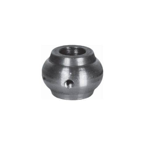Garniture pour barreaux de Ø14mm - Hauteur 25mm Largeur 35mm - Acier tourné - À visser - DECO FER FORGE