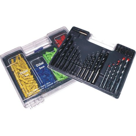 Beast Coffret 300 PCS de Perçage, Vissage et Chevillage Multi-Matériaux - Outils et Accessoires Complets - Valisette de Transport Pratique - Idéal pour Projets de Rénovation (1/3)