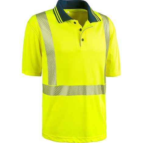 NUOVA POLO ALTA VISIBILITA' GIALLO