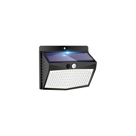 Projecteur solaire extérieur à 138 LED avec modes étanches pour jardin, terrasse, garage (lot de 1) (1/5)