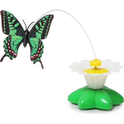 Jouet Papillon - Rotation 360° Automatique - Pour Chat Intérieur - Jouet Interactif Électrique - 1 Pièce (1/5)