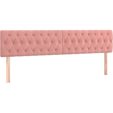 Maison Exclusive - Cabeceros terciopelo rosa 180x7x78/88 cm (1/5)