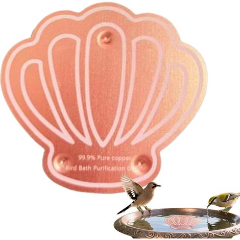 aus Kupfer für draußen Vintage Kupfer Vogeltränke für den