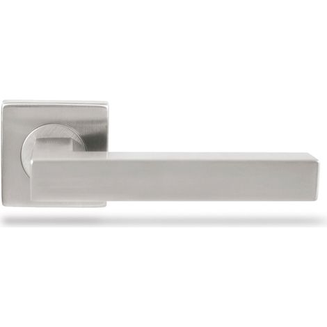 Roseta Modelo Quiron Acero Inox Mate   - QUIRÓN PLUS - Manilla de roseta cuadrada by Selec D&D (1/3)