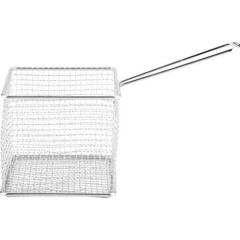 Panier friteuse en inox mini pour chips, passoire alimentaire de présentation, outil de cuisson pommes de terre (1/5)