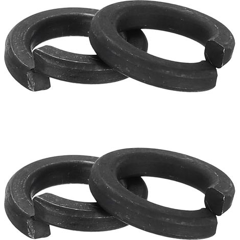 50 Pcs Kit Assortiment Rondelles de Sécurité pour Vis Boulons Noir (1/5)