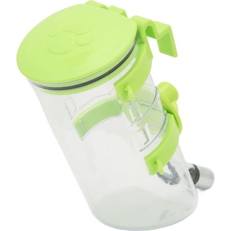 Hängender Wasserspender, 350 ml, in 4 Stufen verstellbar, für Hunde und Kleintiere, grün. (1/5)