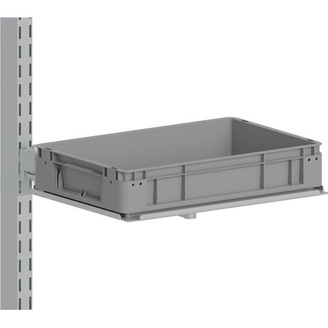 PROVOST - Support bac métal Norme Europe 400x300 mm pour étagère Kombinéo ou établi Evolys/E-Lys (1/5)