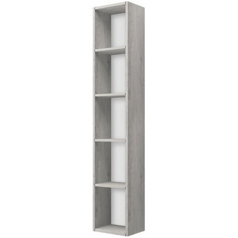COLONNA BAGNO SOSPESA A GIORNO MOD. STILE- Quercia Bianca- DH- pezzi 1