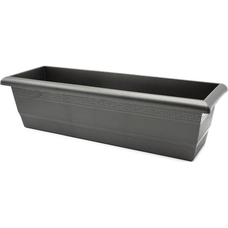 Jardinera plastico 60 cm Negro
