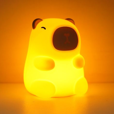 Lámpara infantil con forma de capibara (1/5)