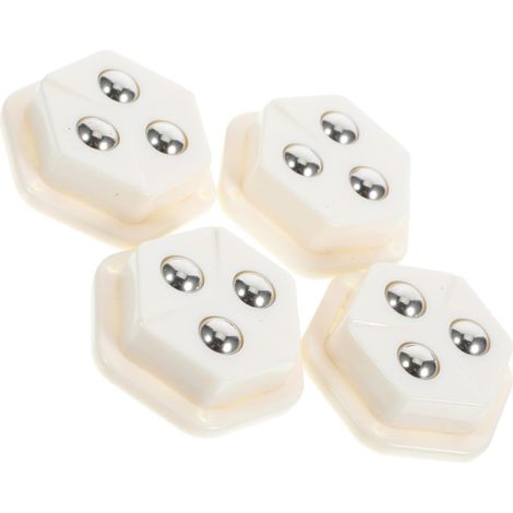 roulettes pivotantes auto adhésives lot de 4 pour boîtes de