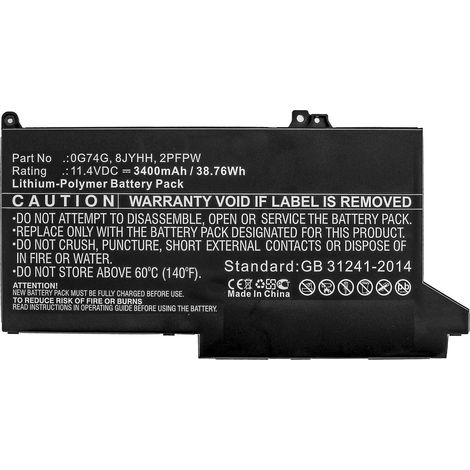 CoreParts Dell Laptop-Akku, mbxde-BA0238