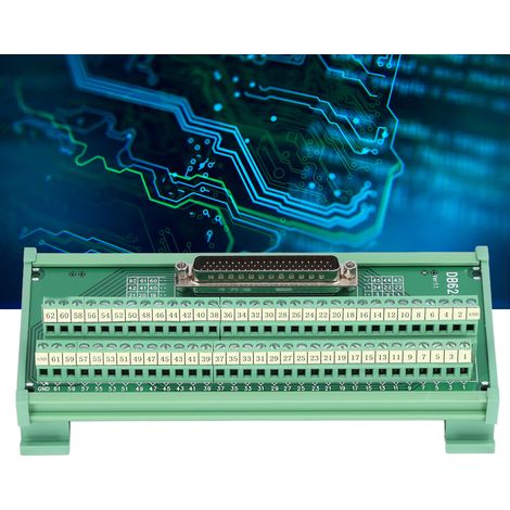 Connecteur adaptateur DB62-M7, répartiteur de signal mâle/femelle pour circuit imprimé à 3 rangées (1/5)
