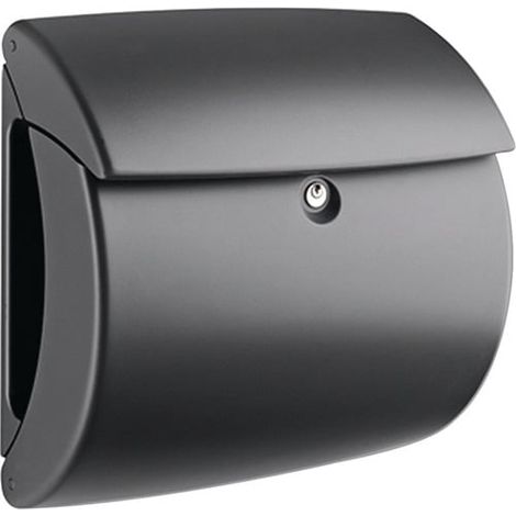 Burg Wächter 35650 PEARL 886 Boîte aux lettres plastique gris granite (mat) avec serrure à clé