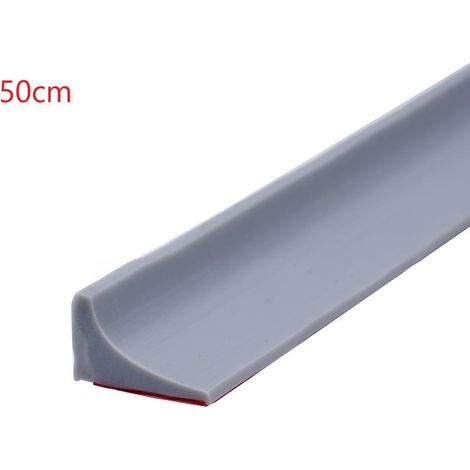 Bande De Contention D Eau - Joint D Etanchéité En Silicone Pour Séparation Humide/Sec - Pour Douche À Ras Du Sol Et Salle De Bain - 50 Cm (1/5)