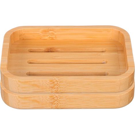 Porte-savon 2 pièces à drainage automatique, porte-savon pour cuisine (1/5)