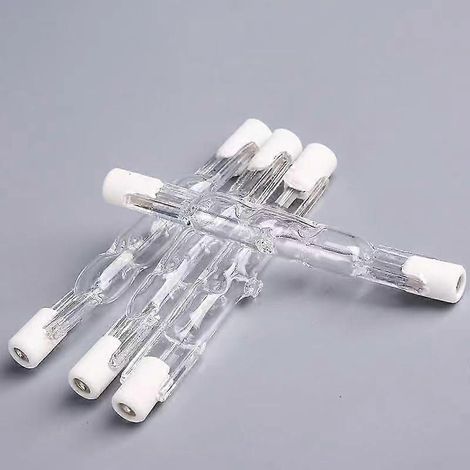 R7S Halogenlampe 78 mm 100 W 150 W 200 W Warmweiß 2700 K Dimmbar Doppelsockel-Linearlampe 10er-Pack