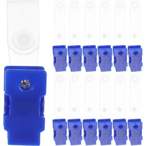 ABOOFAN Lot de 100 petits porte-badges portables en plastique (1/5)