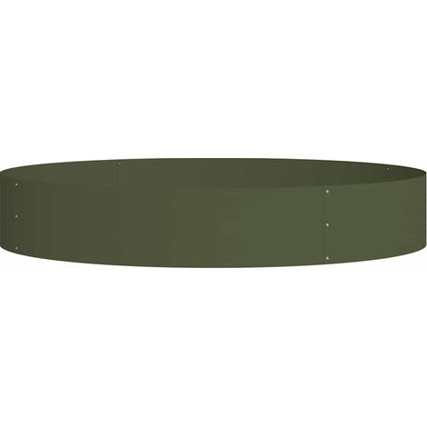 Maison Exclusive - Pflanzenring Olive Grün 120 x 120 x 20 cm Kalt