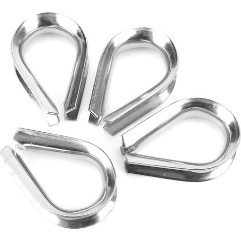 4 pièces de douilles en acier inoxydable M12 12mm pour câbles de 1/2 pouce (1/5)