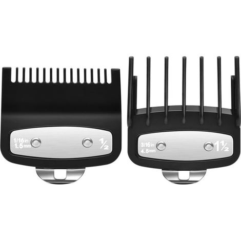 0,5 Protections de Tondeuse pour Tondeuse sans Fil Wahl Protections de Coupe pour Wahl 0,5 avec Clip en métal 1/16" et 3/16" (1,5 et 4,5 mm)