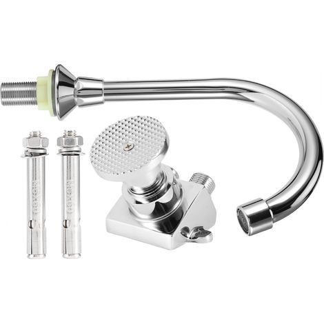 G1/2-Zoll-Gewinde Kupfer-Fußpedal-Waschtischarmatur-Set für Krankenhauslabore (1/5)