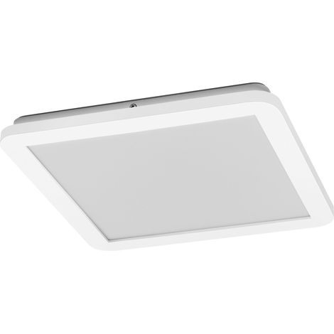 OSRAM Applique et plafonnier LED ORBIS Disc, blanc, 22W, 1800lm, 3000/4000K, réglable par interr. mural via Click CCT, 30x30 cm, protec. IP44 pour salle de bain, vis de montage et chevilles incl. (1/5)