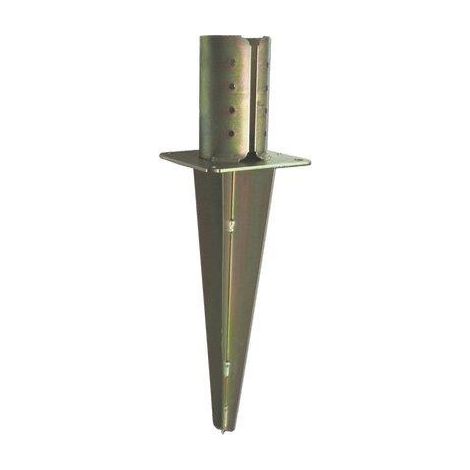 SUPPORTO GAZEBO TONDO A CONFICCARE 956  ZINCATO GIALLO S.MM 4,0 MM 100