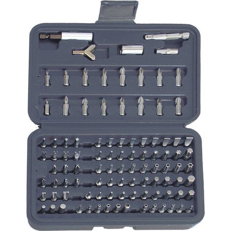 Coffret 100 pcs d'embouts de vissage - OM 0655BL - CLAS Equipements