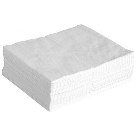 WIPEX-SPEZIAL chiffon d'essuyage / polissage blanc 40 chiffons 30 x 38cm plié en Z (Par 10) (1/2)