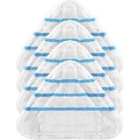 4 Housses Lingettes pour Balai Vapeur Silvercrest Lidl Universel Accessoires pour Nettoyeurs Vapeur
