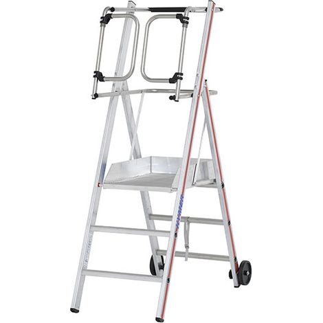Scaletta a castello - Piattaforma individuale mobile 3 gradini - 848303