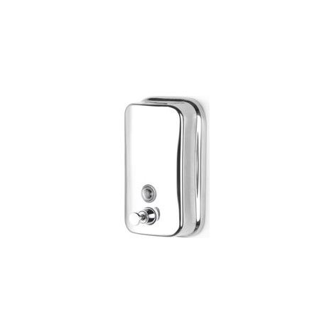 Distributeur de savon manuel mural 800 ml en acier inoxydable - JINFGERNE - Rechargeable, élégant et idéal pour restaurants, hôtels, bureaux et usage domestique