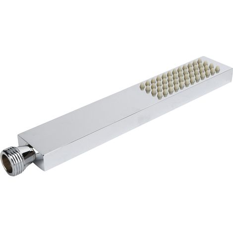 Pommeau de douche à main plat carré G1/2 en cuivre, pulvérisateur de douche pour salle de bain, maison ou hôtel (1/5)