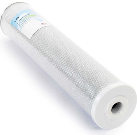 Naturewater CTO-20L Aktivkohle Block Filter Big Blue 20 Zoll (508 mm) 5 µ Ersatz Wasserfilter, Umkehrosmose Filter, Ersatz Filterkartusche, Trinkwasserfilter (1/5)