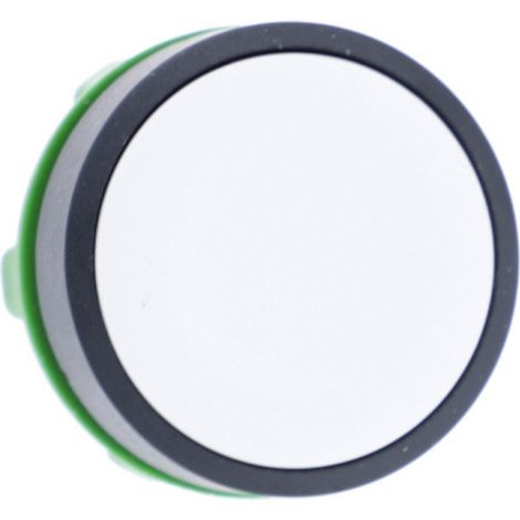 tête bouton poussoir - affleurant - blanc - schneider zb5aa1