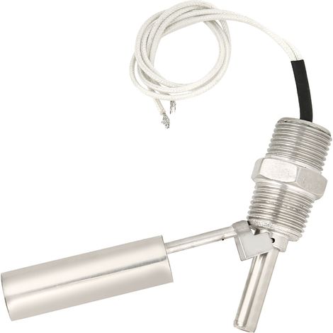 Capteur de niveau d'eau à flotteur, montage latéral, acier inoxydable 304, filetage mâle 1/2 NPT, 0-110 V CC (1/5)