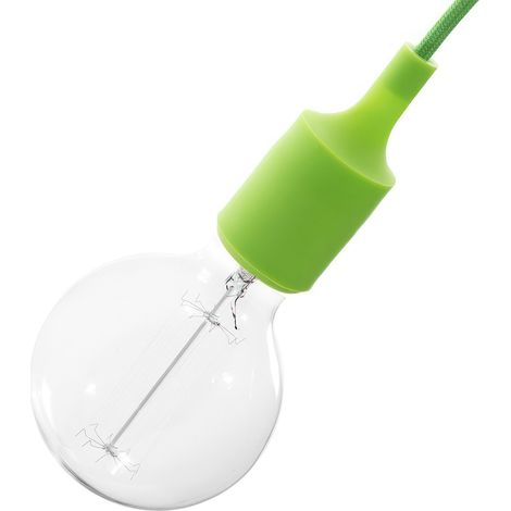 creative cables - Kit portalampada E27 in Silicone - Lime