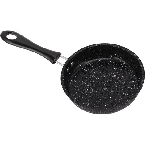 Edelstahl-Bratpfanne mit ergonomischem Griff, schnelle und gleichmäßige Wärmeleitung, Antihaftbeschichtung, ideal für Speck, Steaks und Zwiebeln, 12 cm (4,7 Zoll). (1/5)