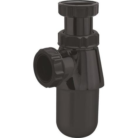 Siphon ø32 abs noir (1/2)