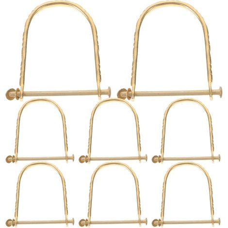 Lot de 4 rivets pour tige d'éventail pliant - Fixations métalliques - Accessoires pour la réparation et le remplacement d'éventails pliables en bambou et papier (1/5)