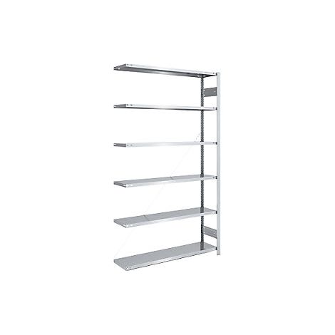 eurokraft pro Scaffale lungo a innesto zincato altezza 2500