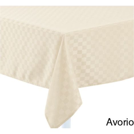 Preziosa Home Tovaglia Idrorepellente Antimacchia 140 x 180 Avorio