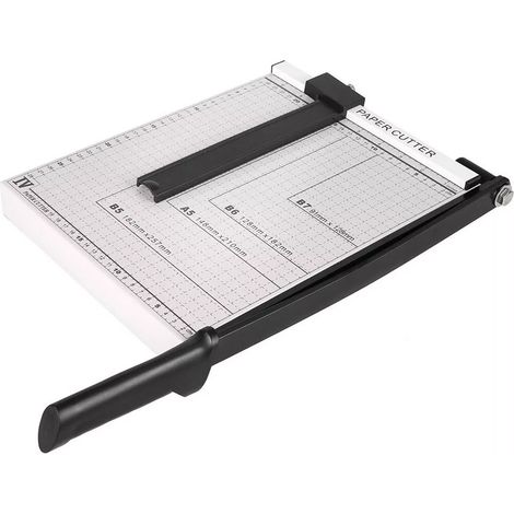 Coupe-papier A4, coupe-papier photo, coupe-papier avec base métallique, guillotine, massicot. (1/5)