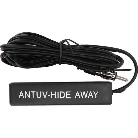 Radio stéréo électronique universelle AM/FM 12 V avec antenne amplifiée dissimulée pour voiture, bateau et camping-car (1/5)